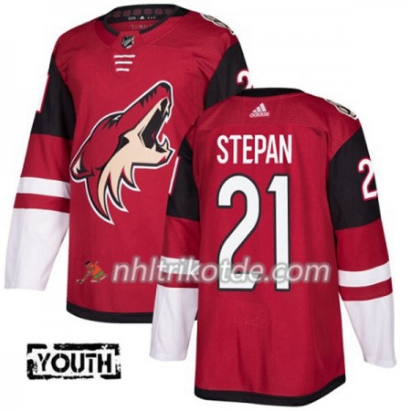 Arizona Coyotes Trikot Derek Stepan 21 Adidas 2017-2018 Maroon Authentic - Kinder